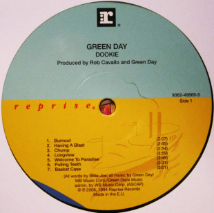 Виниловая пластинка Green Day - Dookie (LP)