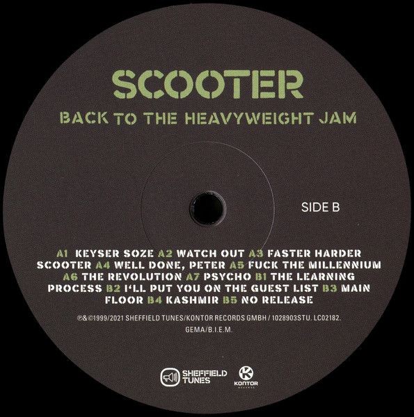 Scooter - Back To The Heavyweight Jam (LP)