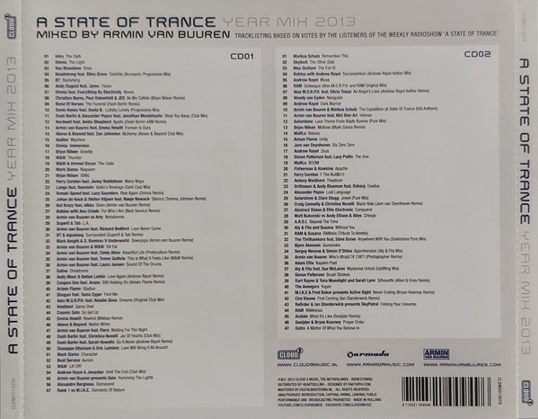 Armin van Buuren – A State Of Trance Year Mix 2013 (2CD)