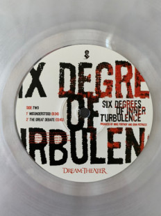 Виниловая пластинка Dream Theater – Six Degrees Of Inner Turbulence (Limited Edit) (Clear) (2LP)