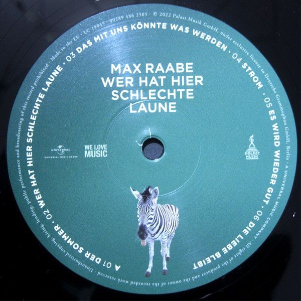 Max Raabe - Wer Hat Hier Schlechte Laune (LP)