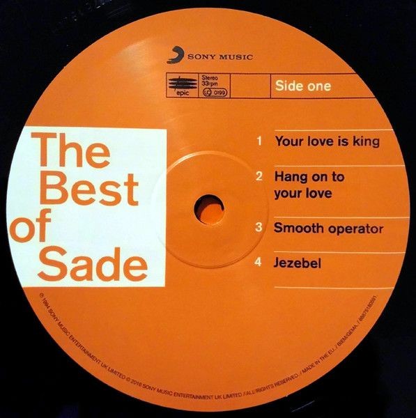 Виниловая пластинка Sade - The Best of Sade (2LP)