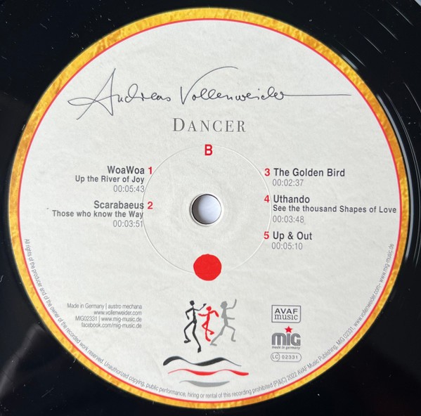 Andreas Vollenweider – Slow Flow & Dancer (LP)