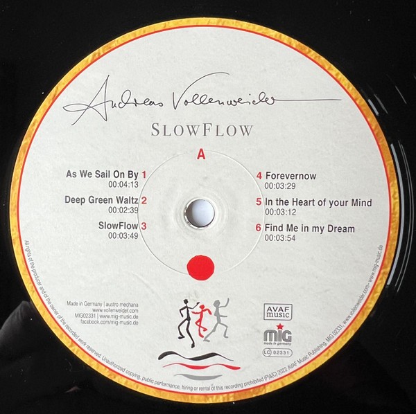 Andreas Vollenweider – Slow Flow & Dancer (LP)