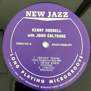 Kenny Burrell & John Coltrane – Kenny Burrell & John Coltrane (LP) (Mono)