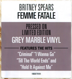 Britney Spears - Femme Fatale (Limited Edit) (color)(LP)
