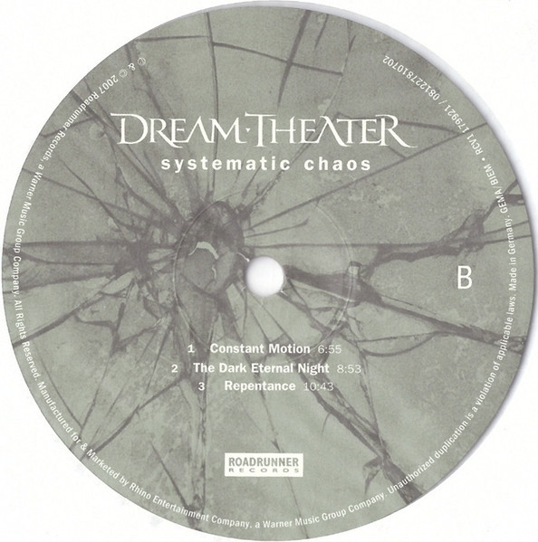 Виниловая пластинка Dream Theater – Systematic Chaos (Limited Edit) (Clear) (2LP)