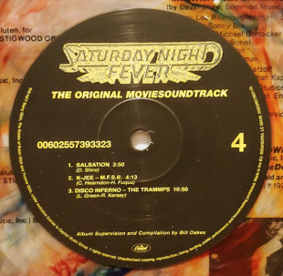 Лихорадка субботнего вечера / Saturday Night Fever (color) (soundtrack) (2LP)