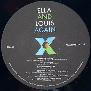 Ella And Louis – Ella And Louis Again (Limited Edit) (Mono) (LP)