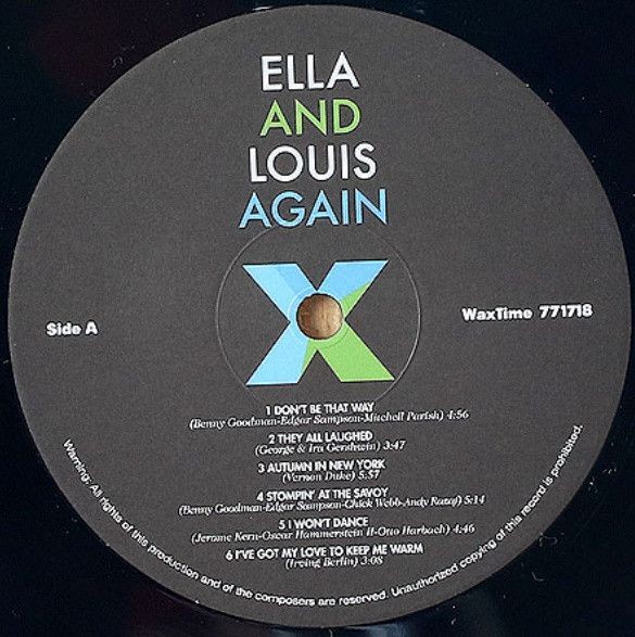 Ella And Louis – Ella And Louis Again (Limited Edit) (Mono) (LP)