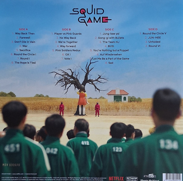 Игра Кальмар Jung Jaeil - Squid Game  (Deluxe Edit) (Numbered) (soundtrack) (Coloured) (2LP)