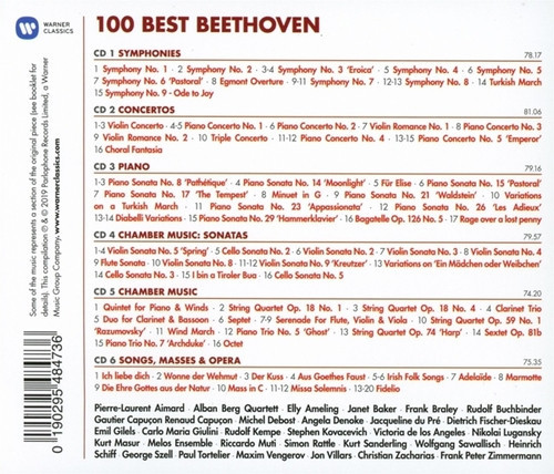 Beethoven - Best 100 (Box set) (6CD)