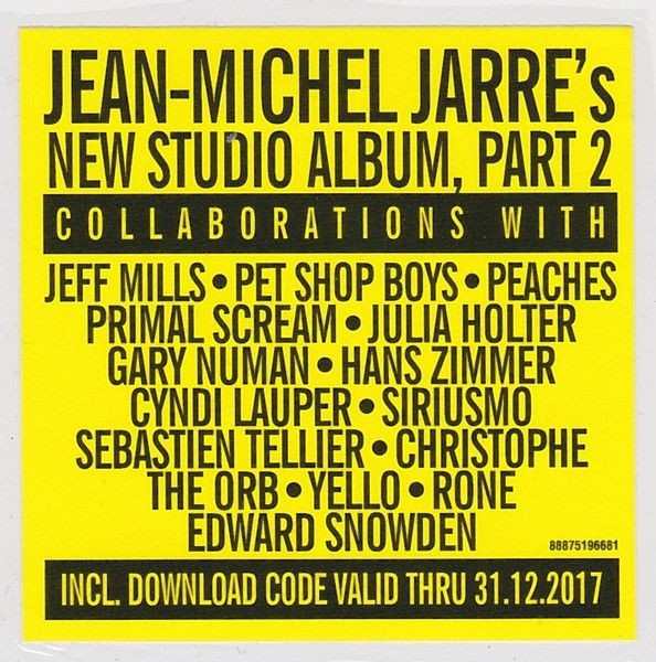 Jean-Michel Jarre. Electronica 2 - The Heart Of Noise (2 LP)
