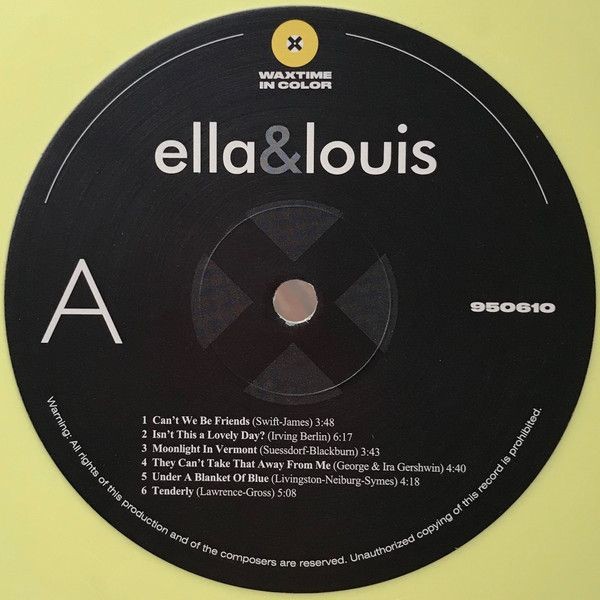 Ella Fitzgerald & Louis - Ella and Louis (COLOR) (LP)