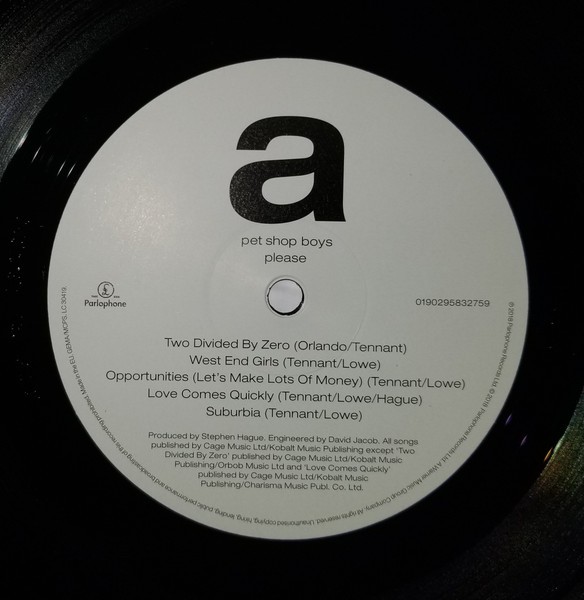 Pet Shop Boys - Please (LP)