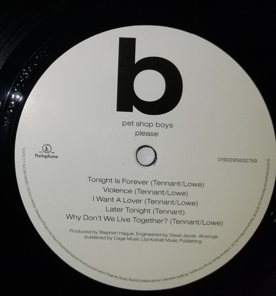 Pet Shop Boys - Please (LP)
