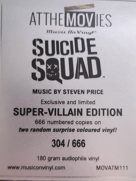 Отряд самоубийц - Steven Price - Suicide Squad (Soundtrack) (coloured) (2LP)