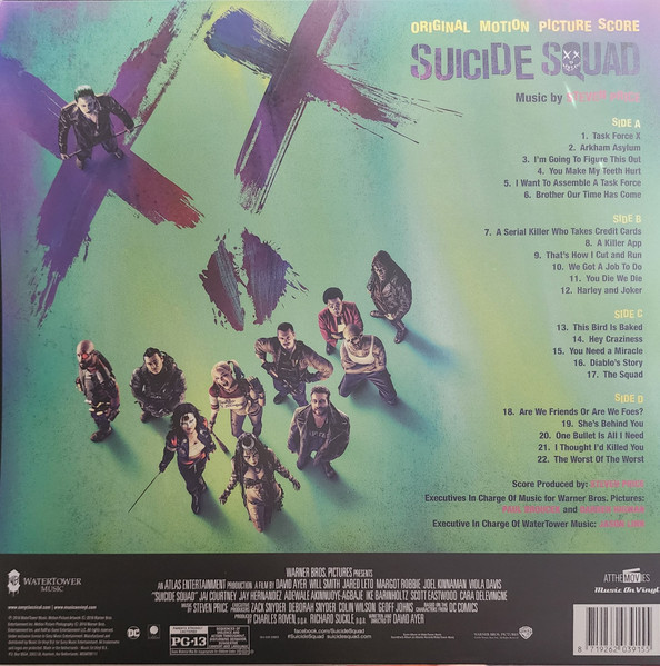 Отряд самоубийц - Steven Price - Suicide Squad (Soundtrack) (coloured) (2LP)
