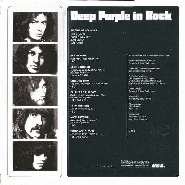 Deep Purple - In Rock (LP)