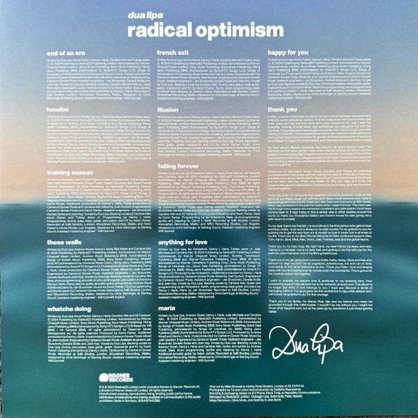 Dua Lipa. Radical Optimism. (ColoRED) (LP)