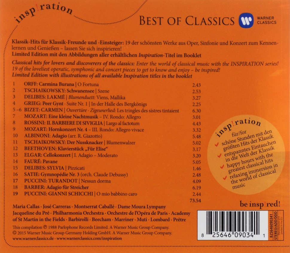 Nigel Kennedy, Cecile Ousset, Andre Previn. Best Of Classics (CD)