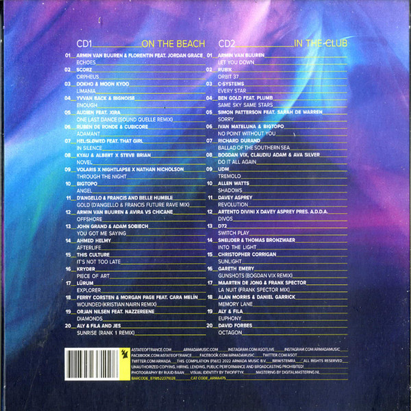 Armin Van Buuren - A state of trance 2022 (2CD)