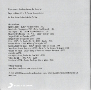 Depeche Mode - The Best Of. Volume 1 (CD+dvd)