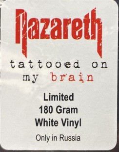 Nazareth - Tattooed On My Brain (Limited Edition)(color)(2LP)