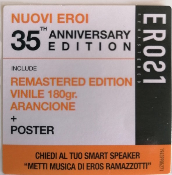 Eros Ramazzotti - Nuovi Eroi (coloured) (LP)