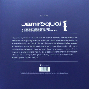 Jamiroquai - Everybodys Going To The Moon (Limited Edit) (Numbered)  (LP)