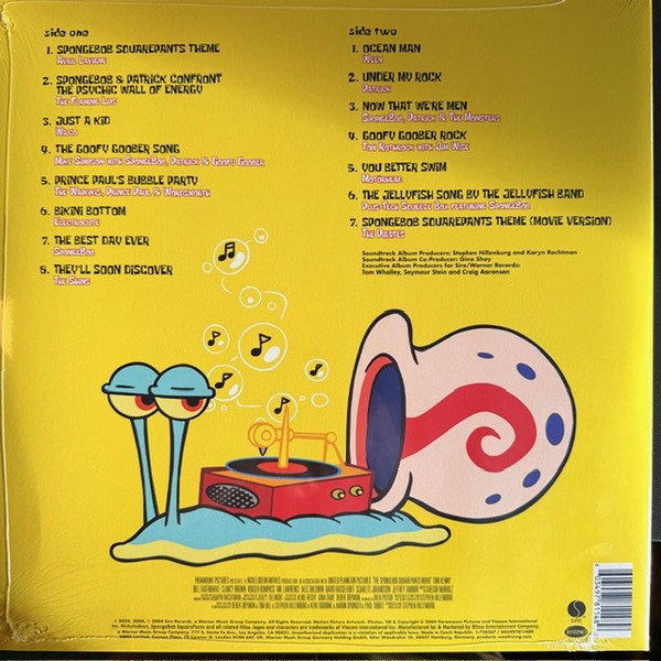 Губка Боб Квадратные Штаны / The Spongebob Squarepants Movie (Soundtrack) (color) (LP)