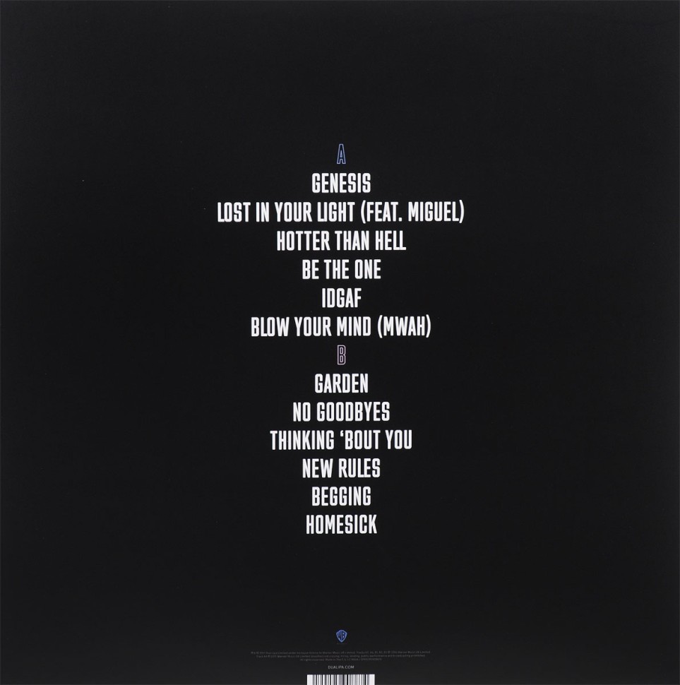 Dua Lipa. Dua Lipa (LP)