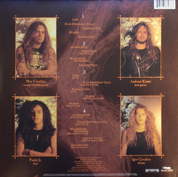 Виниловая пластинка Sepultura – Arise (2LP)