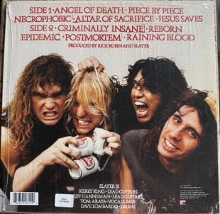 Виниловая пластинка Slayer – Reign In Blood (LP)