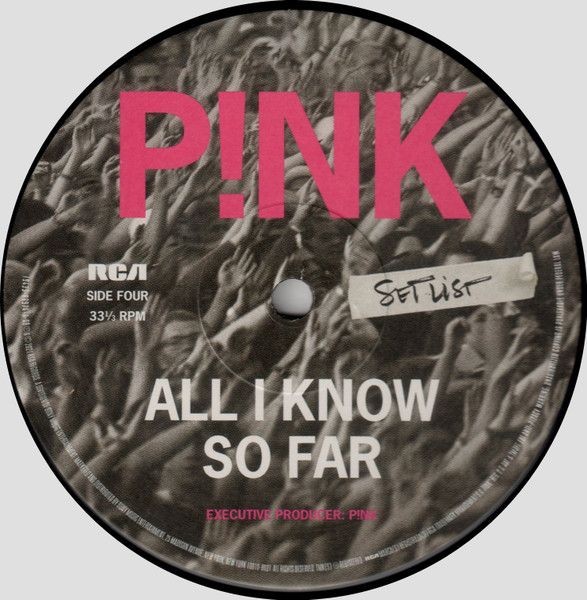 P!NK - All I Know So Far: Setlist (2Lp)