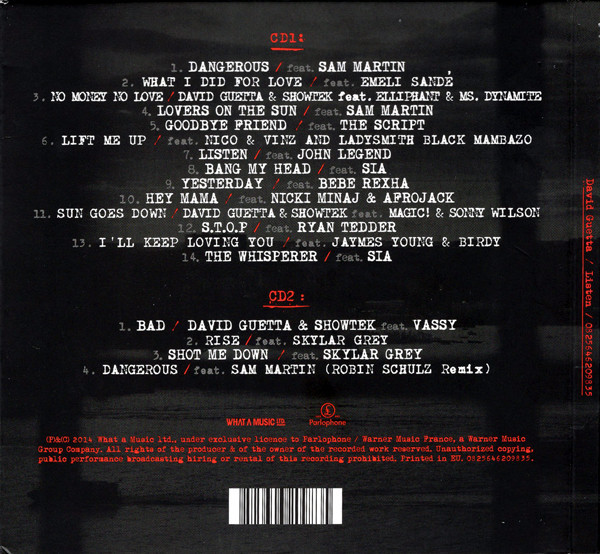 David Guetta - Listen (Limited Edit) (Box set) (2CD)