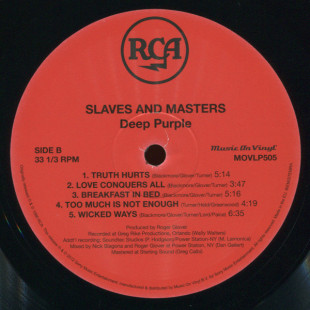Deep Purple - Slaves And Masters (LP)