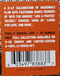 Madonna - Finally Enough Love (2LP)