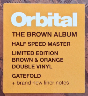 Orbital - Orbital (Brown Album) (Half Speed) (coloured) (2LP)