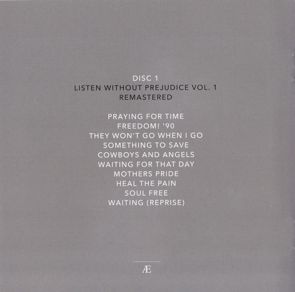 George Michael – Listen Without Prejudice Vol. 1 / MTV Unplugged (2CD)