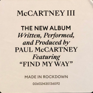Paul McCartney - McCartney III (LP)
