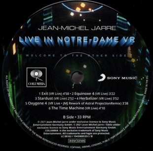 Jean Michel Jarre - Welcome To The Other Side (Live In Notre-Dame) (LP)