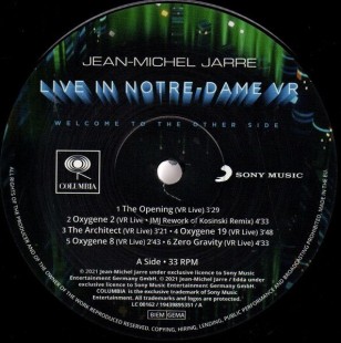 Jean Michel Jarre - Welcome To The Other Side (Live In Notre-Dame) (LP)