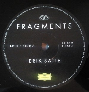 Satie: Fragments (Satie Reworks & Remixes) (2LP)