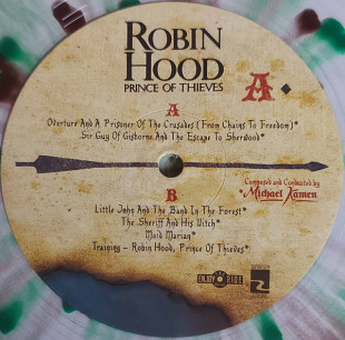 Робин Гуд: Принц воров / Michael Kamen – Robin Hood: Prince Of Thieves (Limited Edit) (color) (soundtrack) (2LP)