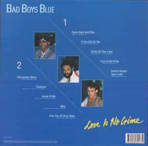 Bad Boys Blue - Love Is No Crime (color) (LP)