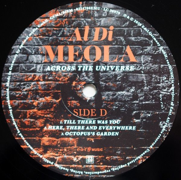 Al Di Meola - Across The Universe (2Lp)