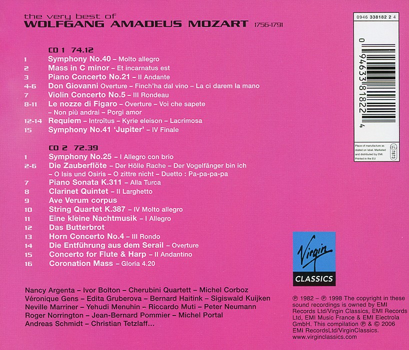 The Very Best of Mozart (2 CD)