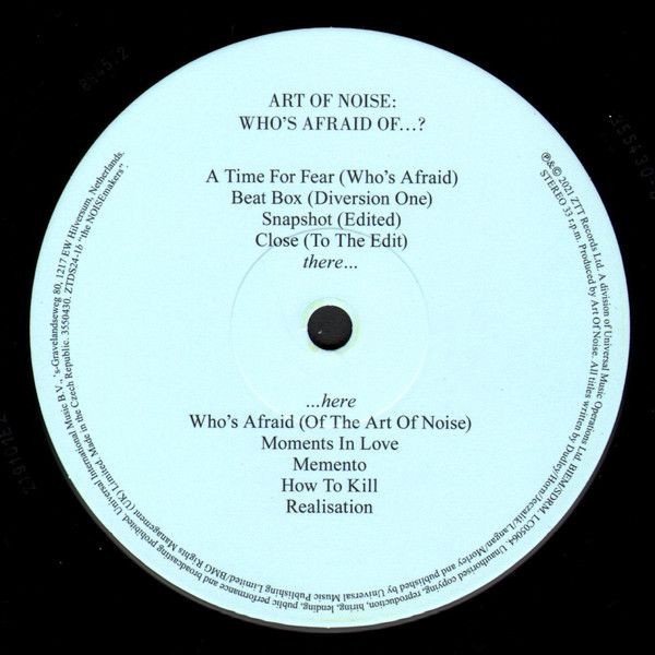 The Art Of Noise - Who's Afraid Of The Art Of Noise? And Who's Afraid Of Goodbye? (Limited Edit) (2Lp)