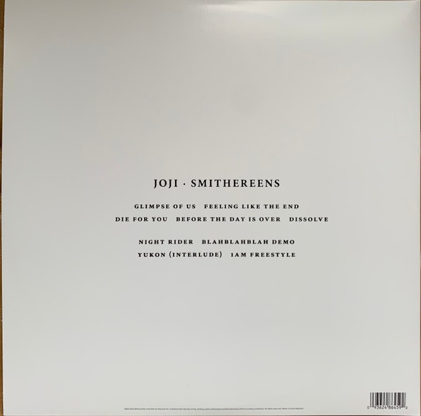 JOJI - Smithereens (Clear) (LP)